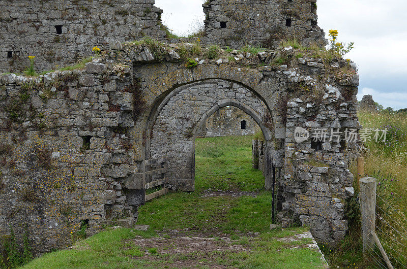 阿萨塞尔修道院中世纪遗址Co Tipperary爱尔兰桥拱
